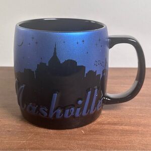 Americaware Nashville 22 oz Night Sky Silhouette Mug Souvenir Music City